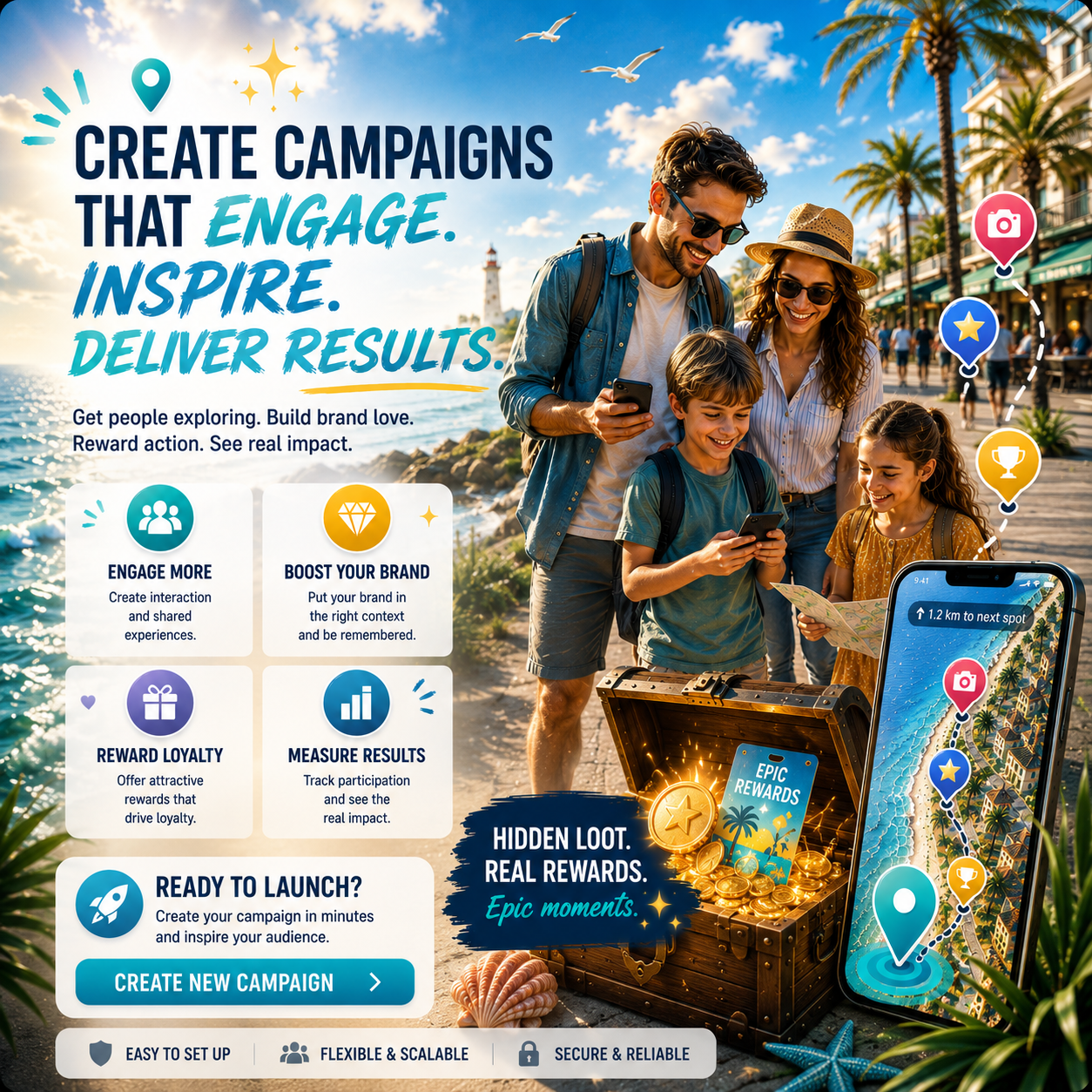 Create campaigns that engage, inspire and deliver results